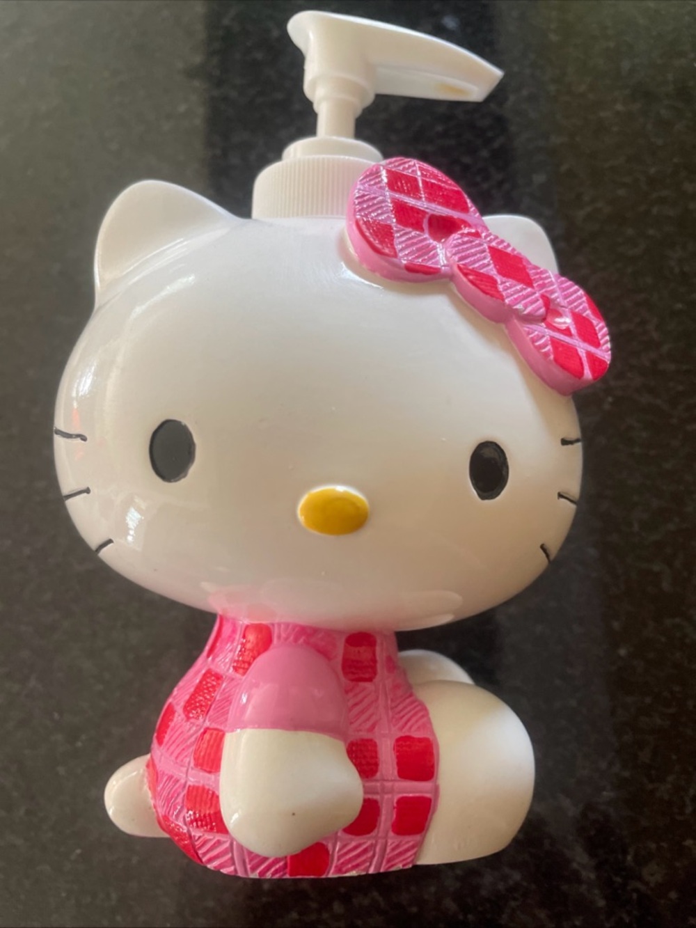 Sanrio Hello Kitty White and Pink Pump Soap Dispenser